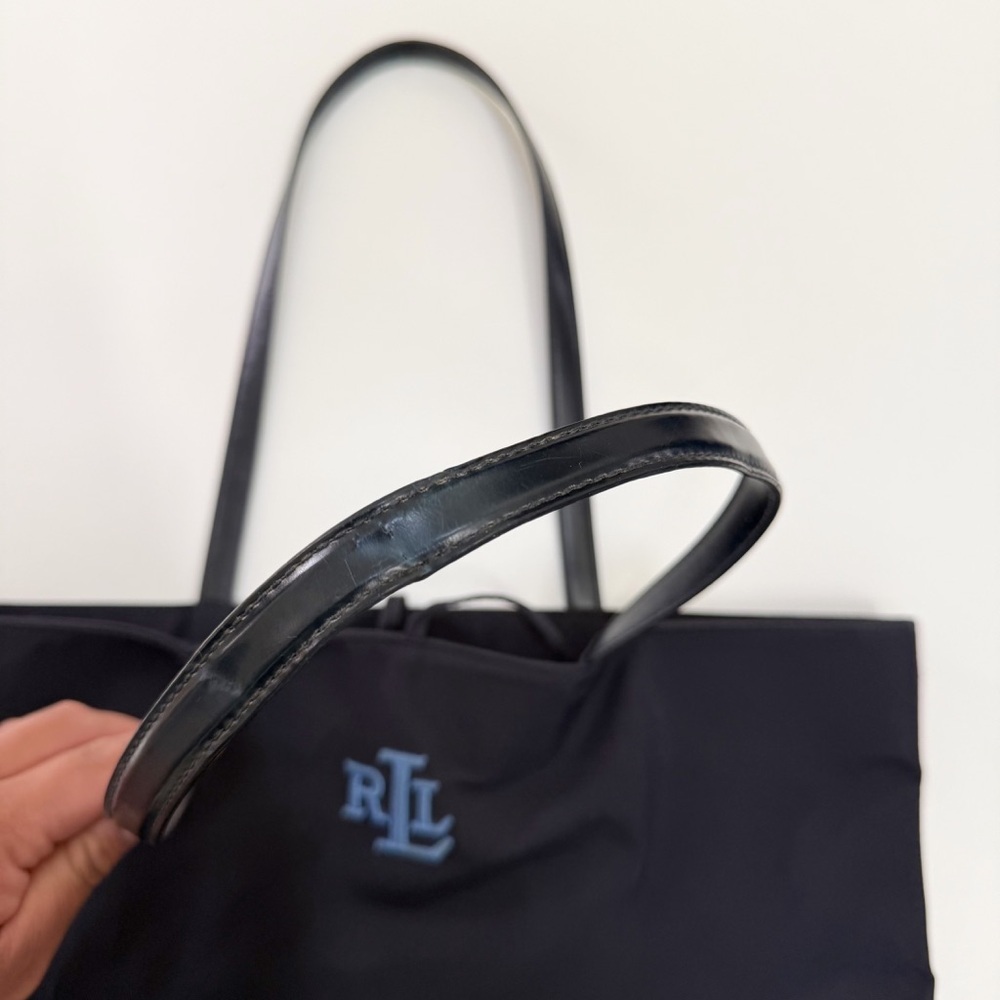 Ralph Lauren Dark Navy Blue Women’s Tote Bag with Blue Logo - Picture 7 of 8